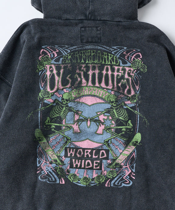 DC SHOES キッズ 26 KD DOUBLE SKULL PH パーカー フーディ【2026年春夏モデル】