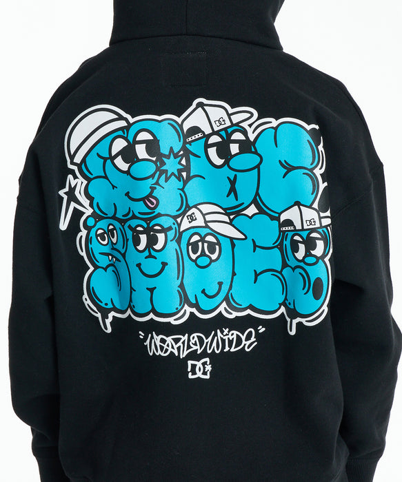 DC SHOES キッズ 26 KD SK TEAM PH パーカー 【2026年秋冬モデル】 BLK / 160