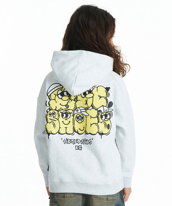 DC SHOES キッズ 26 KD SK TEAM PH パーカー 【2026年秋冬モデル】 GRY / 160