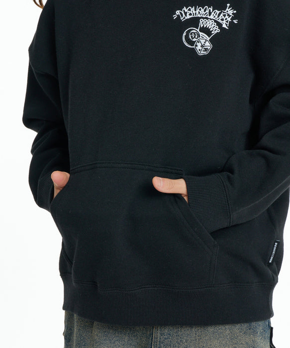 DC SHOES キッズ 26 KD GAME APP PH パーカー 【2026年秋冬モデル】 BLK / 160
