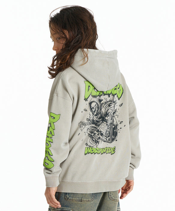 DC SHOES キッズ 26 KD CLASH SKULL PH パーカー 【2026年秋冬モデル】 BES / 160