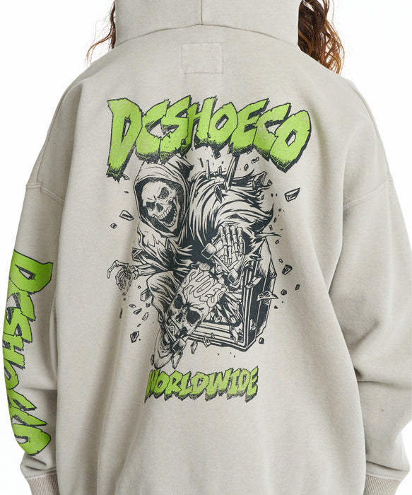 DC SHOES キッズ 26 KD CLASH SKULL PH パーカー 【2026年秋冬モデル】 BES / 160