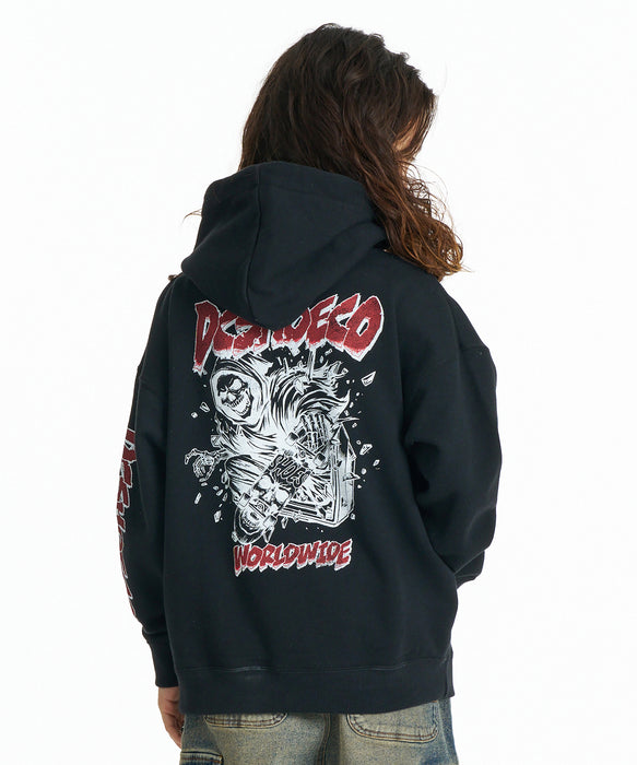 DC SHOES キッズ 26 KD CLASH SKULL PH パーカー 【2026年秋冬モデル】 BLK / 160