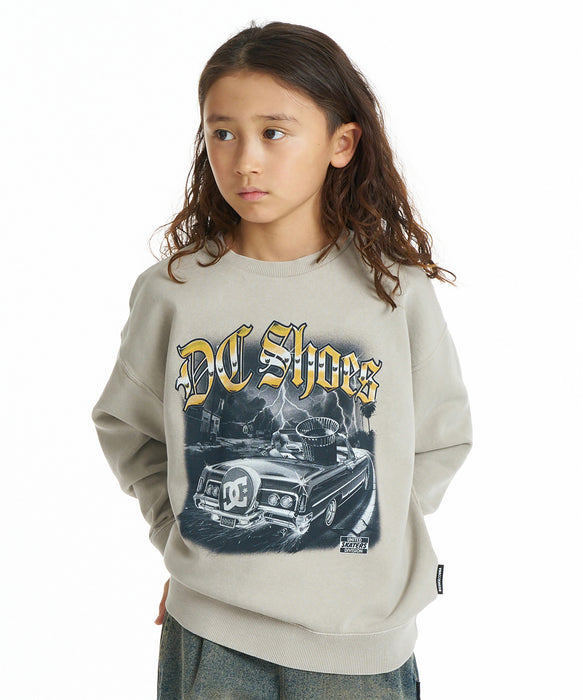 DC SHOES キッズ 26 KD GO TO PARK CREW トレーナー 【2026年秋冬モデル】 BES / 160