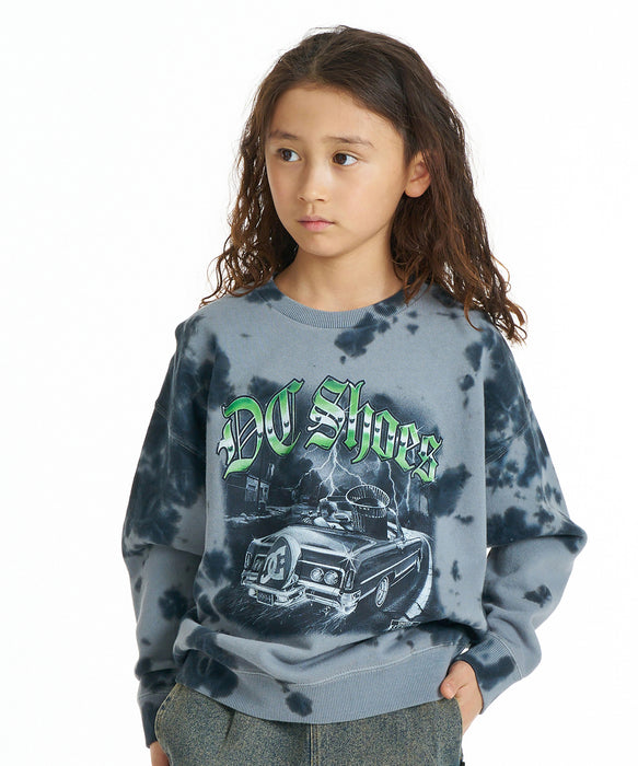 DC SHOES キッズ 26 KD GO TO PARK CREW トレーナー 【2026年秋冬モデル】 BKT / 160