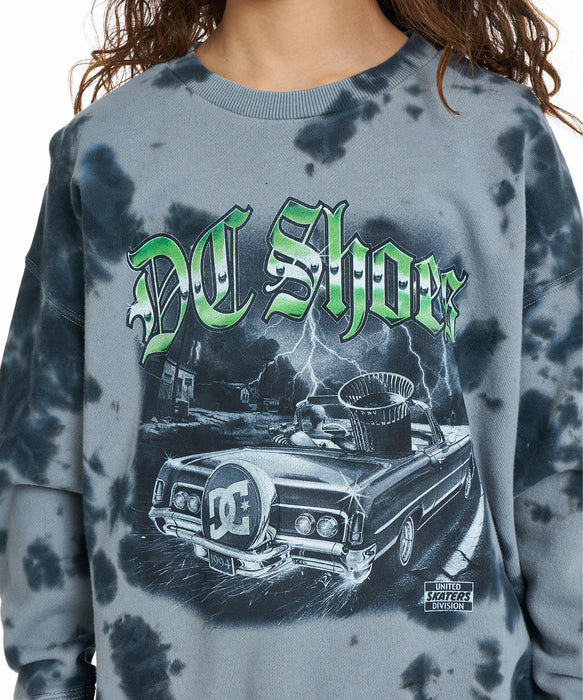 DC SHOES キッズ 26 KD GO TO PARK CREW トレーナー 【2026年秋冬モデル】 BKT / 160