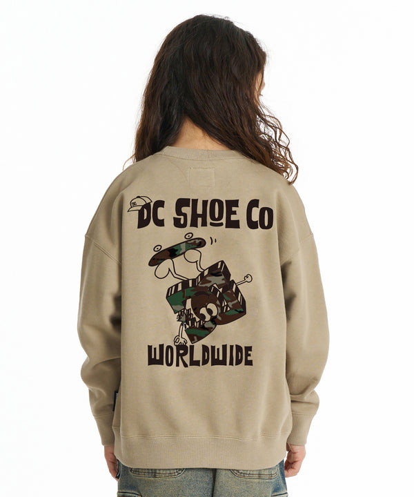 DC SHOES キッズ 26 KD PLAY CREW トレーナー 【2026年秋冬モデル】