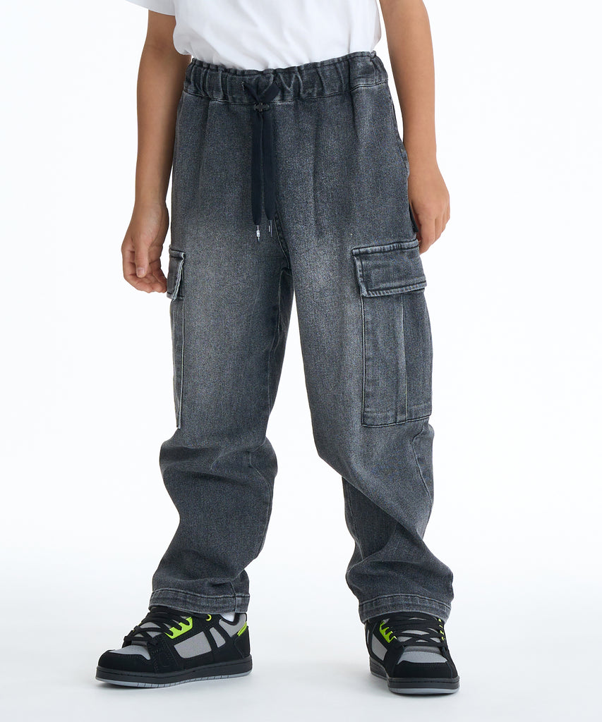 SALE】DC SHOES キッズ 26 KD WIDE CARGO PANT デニム カーゴパンツ