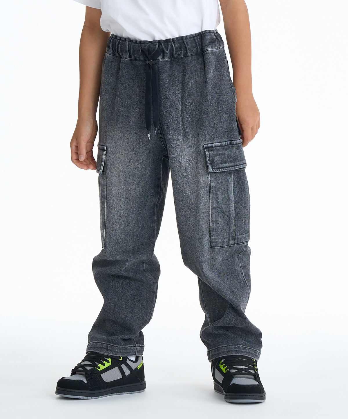DC SHOES キッズ 26 KD WIDE CARGO PANT デニム カーゴパンツ 【2026年