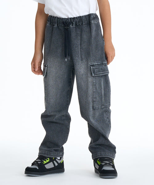 DC SHOES キッズ 26 KD WIDE CARGO PANT デニム カーゴパンツ 【2026年