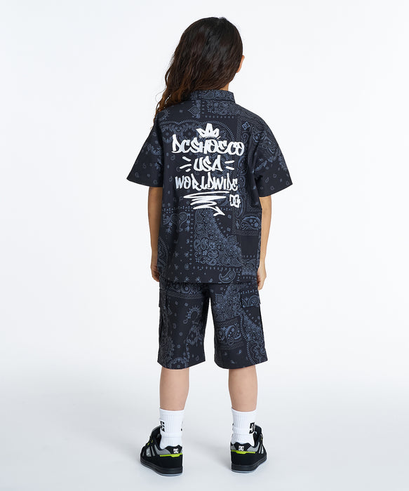 DC Shoes キッズ 26 KD WORKERS SS SHIRT 半袖シャツ 【2026年夏モデル】 BDN / 160