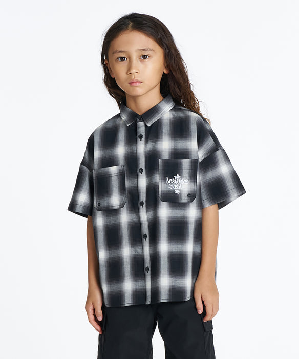 DC Shoes キッズ 26 KD WORKERS SS SHIRT 半袖シャツ 【2026年夏モデル】 BKC / 160