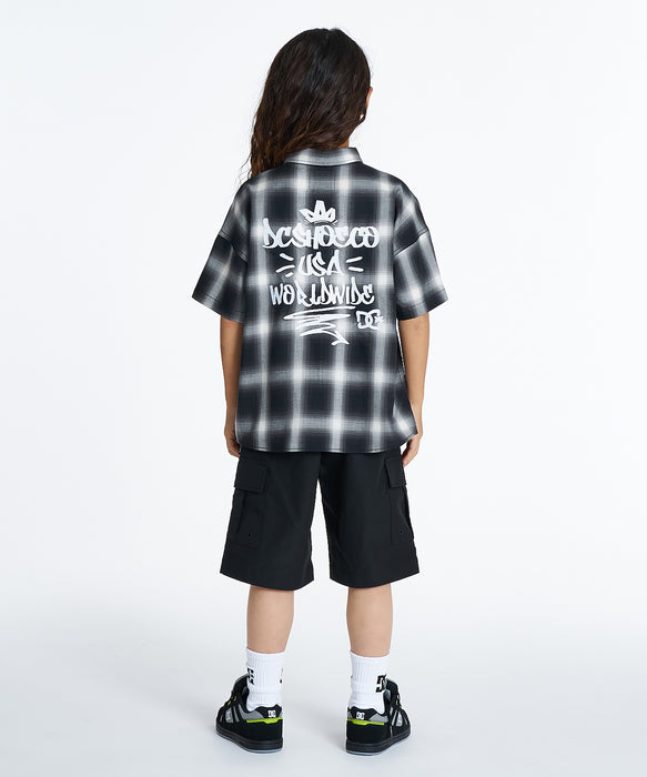 DC Shoes キッズ 26 KD WORKERS SS SHIRT 半袖シャツ 【2026年夏モデル】 BKC / 160