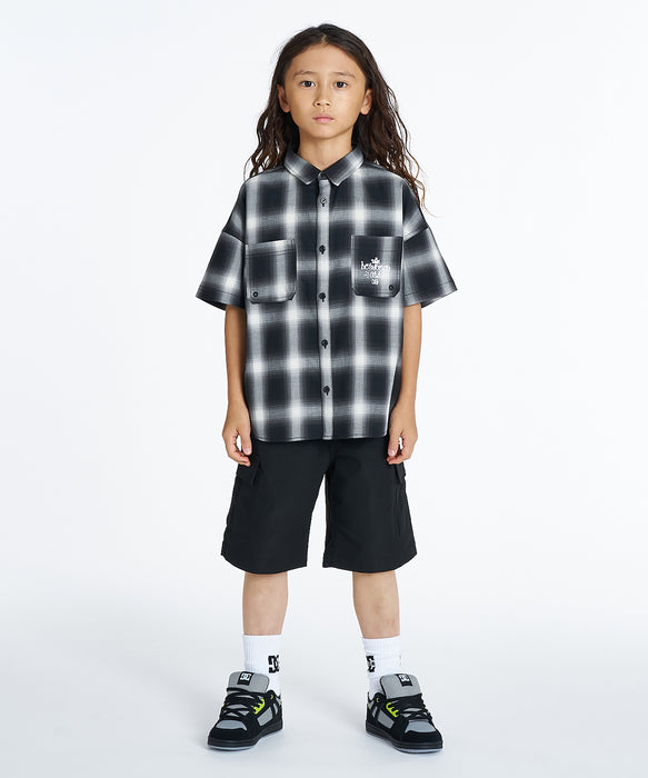 DC Shoes キッズ 26 KD WORKERS SS SHIRT 半袖シャツ 【2026年夏モデル】 BKC / 160