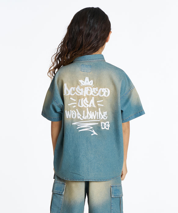 DC Shoes キッズ 26 KD WORKERS SS SHIRT 半袖シャツ 【2026年夏モデル】 LBB / 160