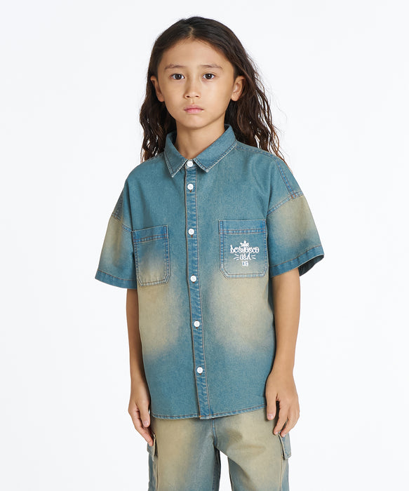 DC Shoes キッズ 26 KD WORKERS SS SHIRT 半袖シャツ 【2026年夏モデル】 LBB / 160