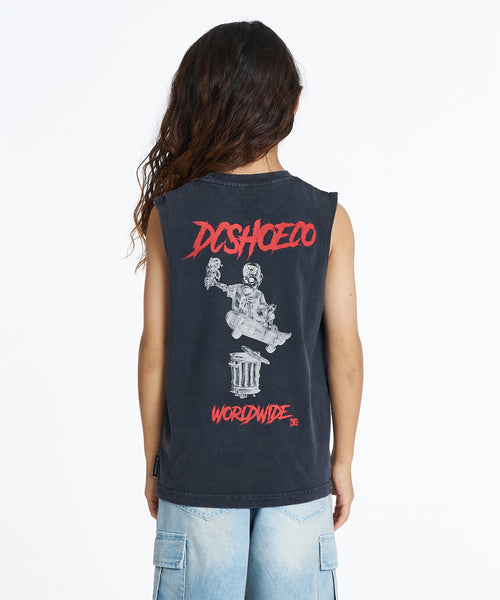 DC Shoes キッズ 26 KD SKATE SKULL SL タンクトップ 【2026年夏モデル】