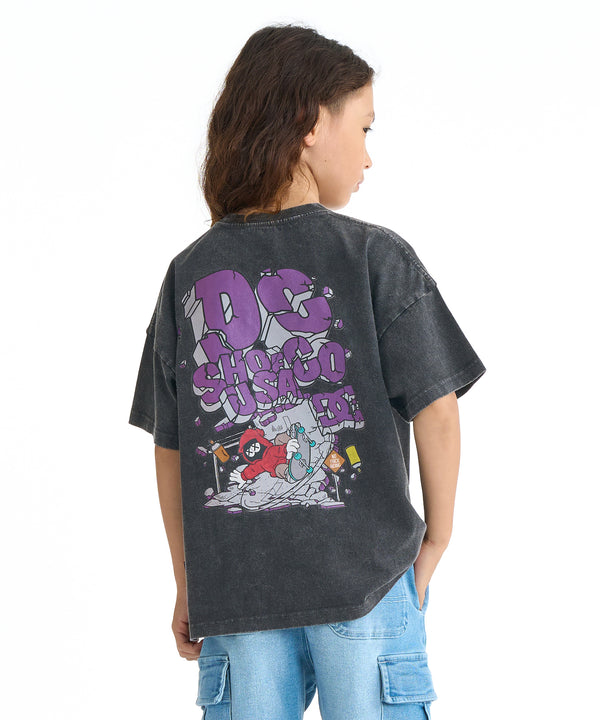 DC SHOES キッズ 26 KD WALL SCRAPE SS Tシャツ 【2026年春夏モデル】