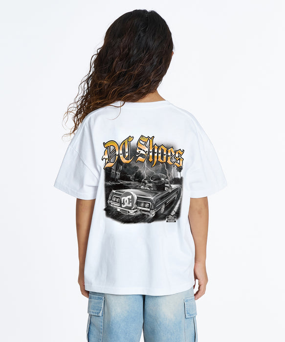 DC Shoes キッズ 26 KD GO TO PARK SS Tシャツ 【2026年夏モデル】 WHT / 160