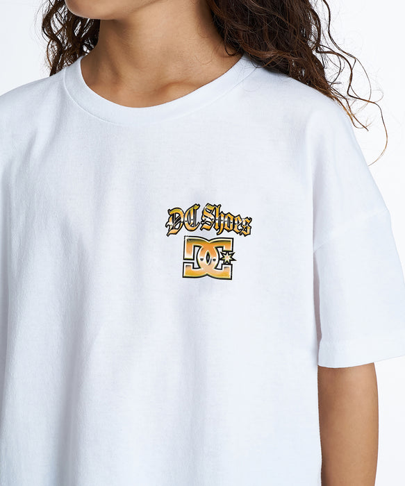 DC Shoes キッズ 26 KD GO TO PARK SS Tシャツ 【2026年夏モデル】 WHT / 160