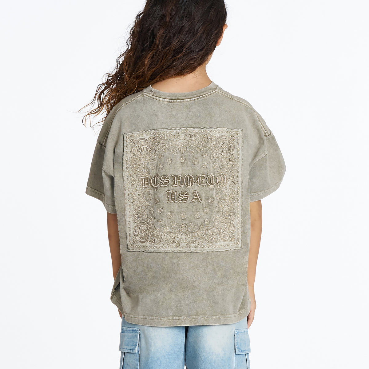 DC Shoes キッズ 26 KD HIDDEN BANDANA SS Tシャツ 【2026年夏モデル】