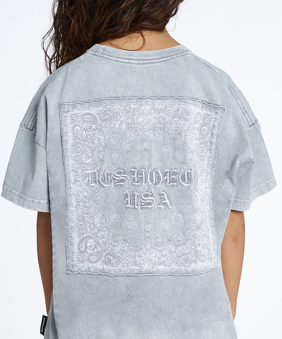 DC Shoes キッズ 26 KD HIDDEN BANDANA SS Tシャツ 【2026年夏モデル】 GRS / 160