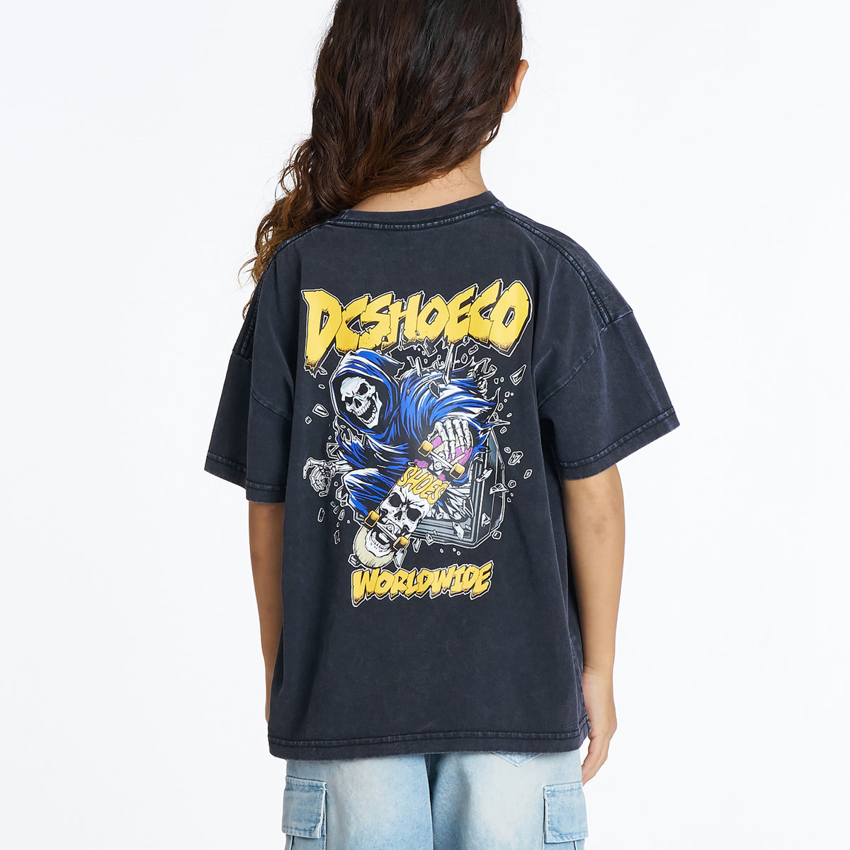 DC Shoes キッズ 26 KD CLASH SKULL SS Tシャツ 【2026年夏モデル】