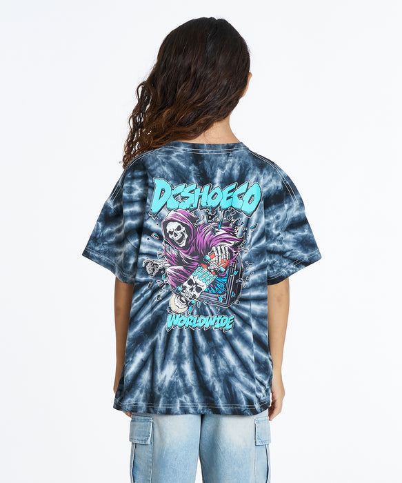 DC Shoes キッズ 26 KD CLASH SKULL SS Tシャツ 【2026年夏モデル】 BKT / 160