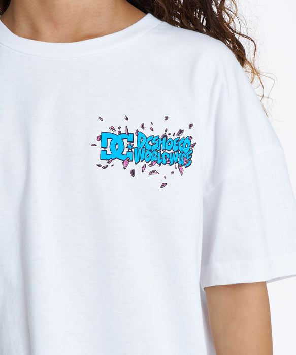 DC Shoes キッズ 26 KD CLASH SKULL SS Tシャツ 【2026年夏モデル】 WHT / 160