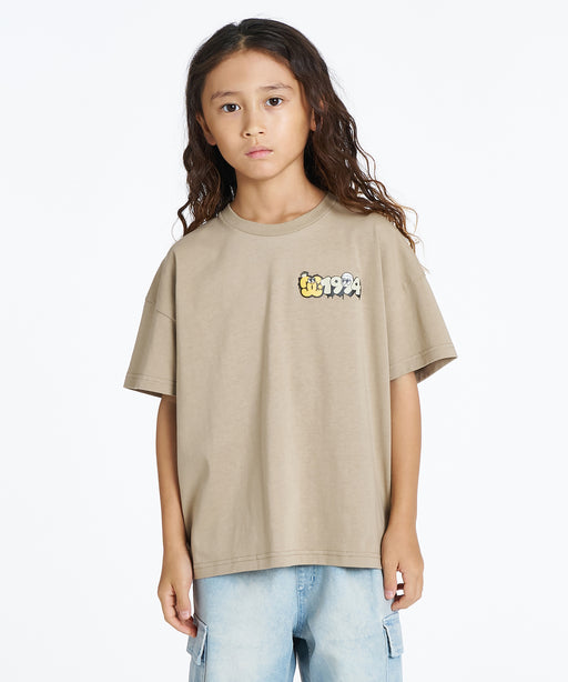 DC Shoes キッズ 26 KD SK CREW Tシャツ 【2026年夏モデル】 BEG / 160