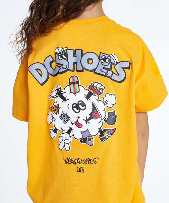 DC Shoes キッズ 26 KD RUSH ABOUT SS Tシャツ 【2026年夏モデル】