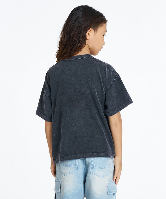DC Shoes キッズ 26 KD GRAFFITI SS Tシャツ 【2026年夏モデル】 BKS / 160