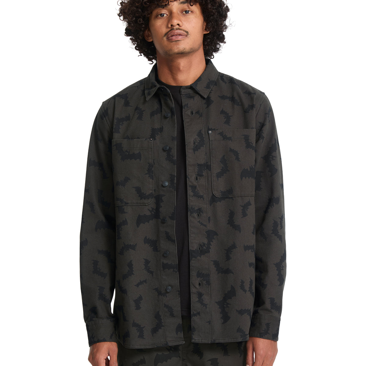 OUTLET】VOLCOM メンズ FA JJ VILLARD LS ロングスリーブシャツ
