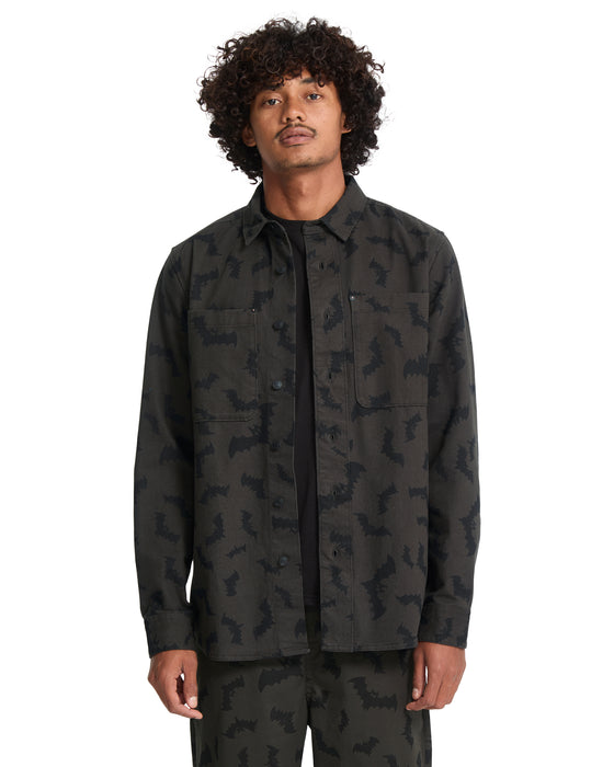 VOLCOM メンズ FA JJ VILLARD LS ロングスリーブシャツ