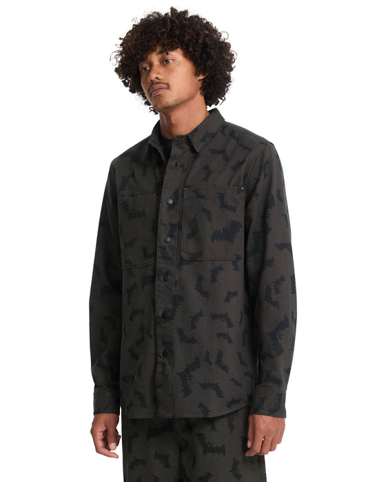 【OUTLET】VOLCOM メンズ FA JJ VILLARD LS ロングスリーブシャツ