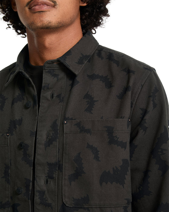 【OUTLET】VOLCOM メンズ FA JJ VILLARD LS ロングスリーブシャツ