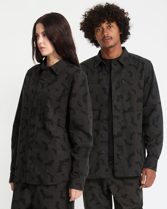 VOLCOM メンズ FA JJ VILLARD LS ロングスリーブシャツ