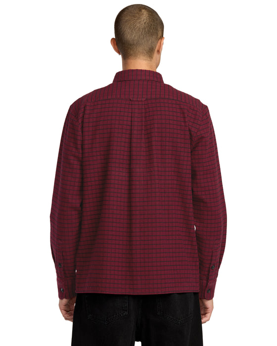 【OUTLET】VOLCOM メンズ AUGUSTONE LS ロングスリーブシャツ