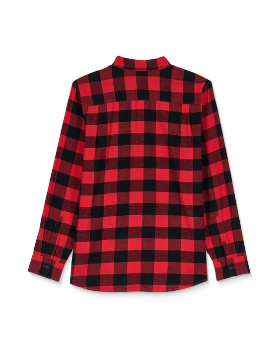 【OUTLET】VOLCOM メンズ CADEN PLAID LS ロングスリーブシャツ