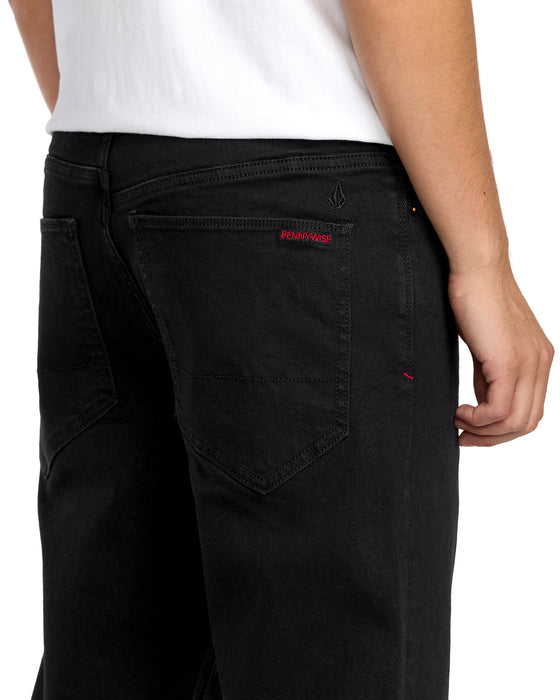 VOLCOM メンズ V ENT PENNYWISE DENIM デニムパンツ