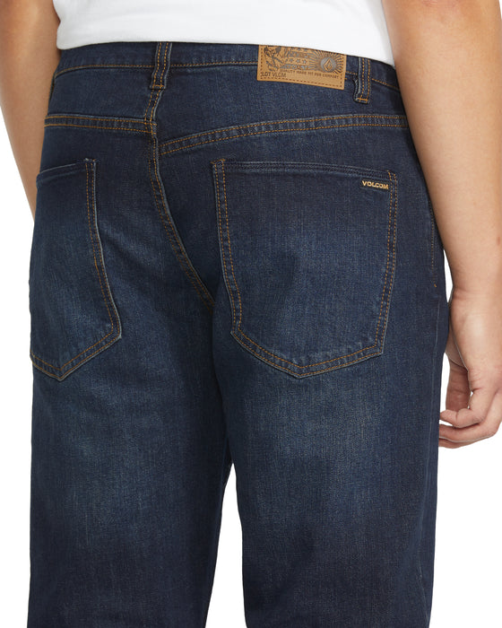 【OUTLET】VOLCOM メンズ SOLVER DENIM デニムパンツ