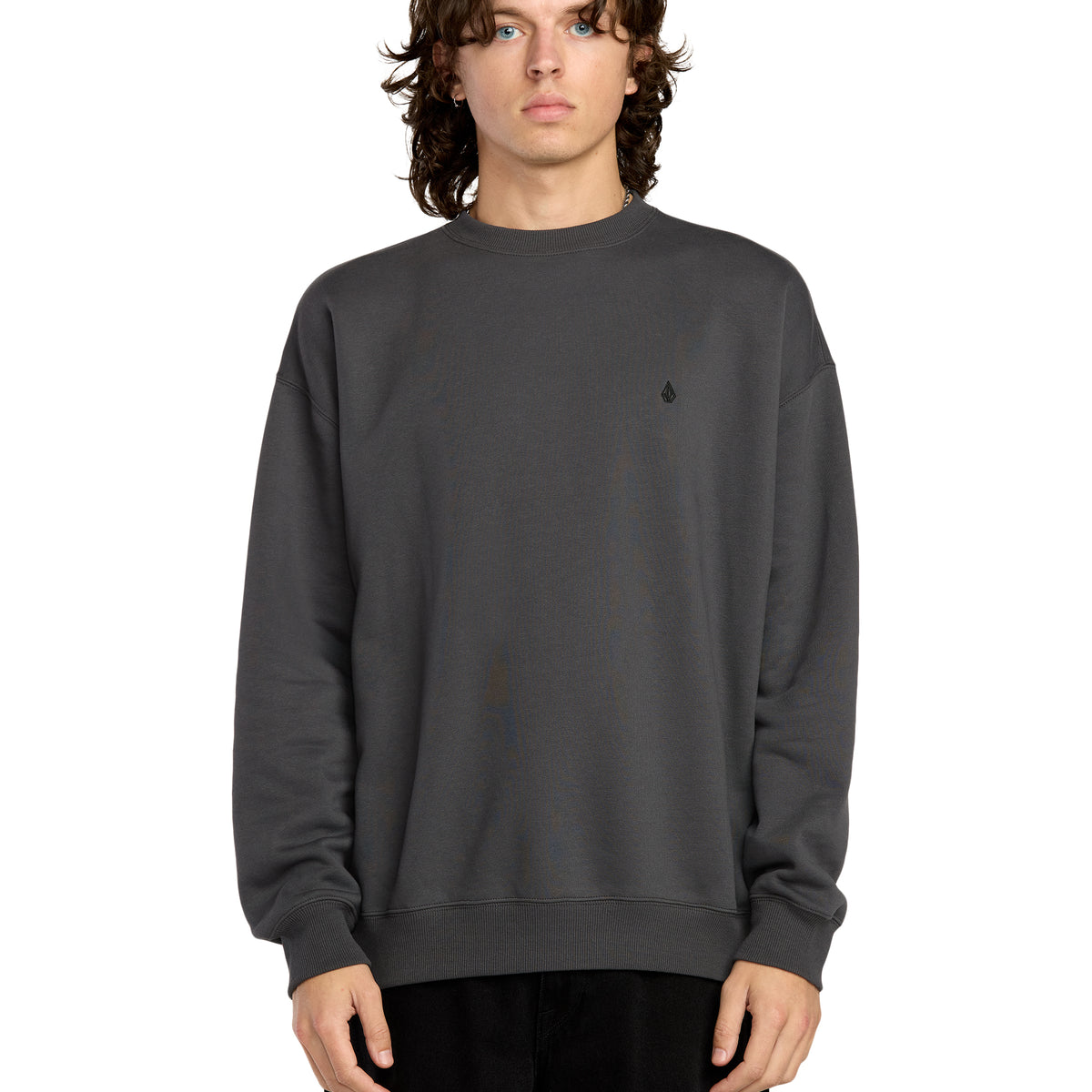 OUTLET FAMILY SALE】VOLCOM メンズ SINGLE STONE PW CREW クルーネック