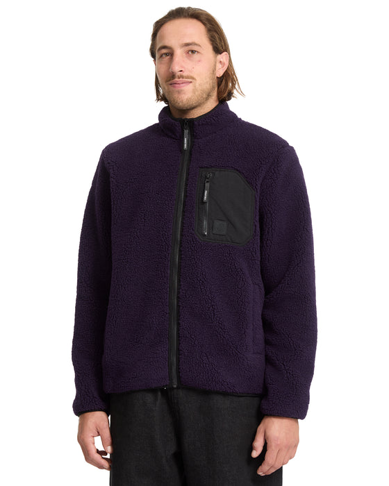 VOLCOM メンズ MUZZER FUZZAR ZIP ジップアップパーカー