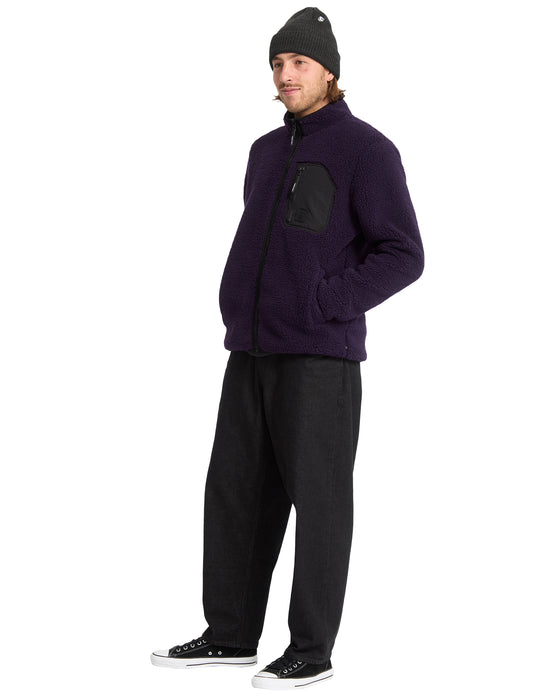 VOLCOM メンズ MUZZER FUZZAR ZIP ジップアップパーカー