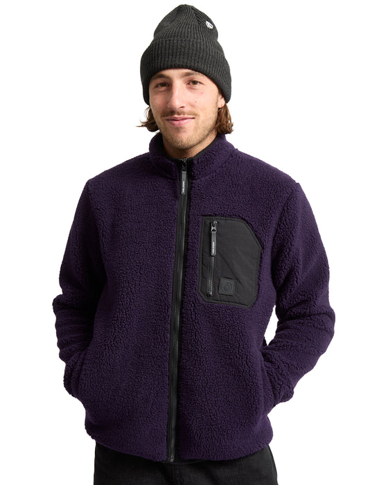 VOLCOM メンズ MUZZER FUZZAR ZIP ジップアップパーカー
