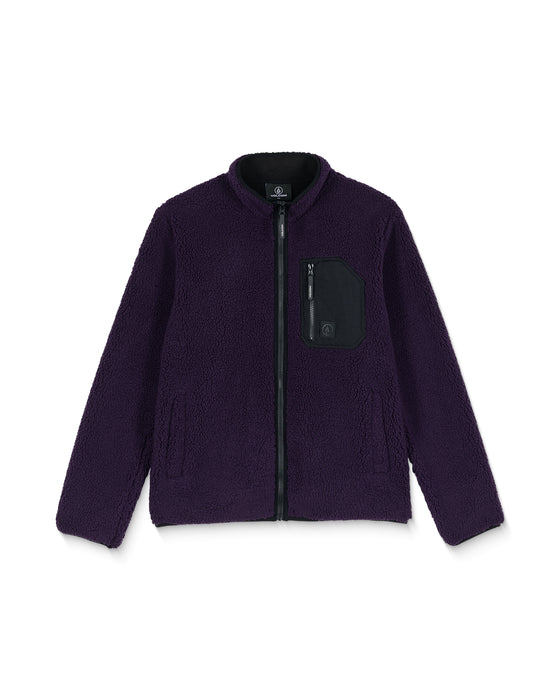 VOLCOM メンズ MUZZER FUZZAR ZIP ジップアップパーカー