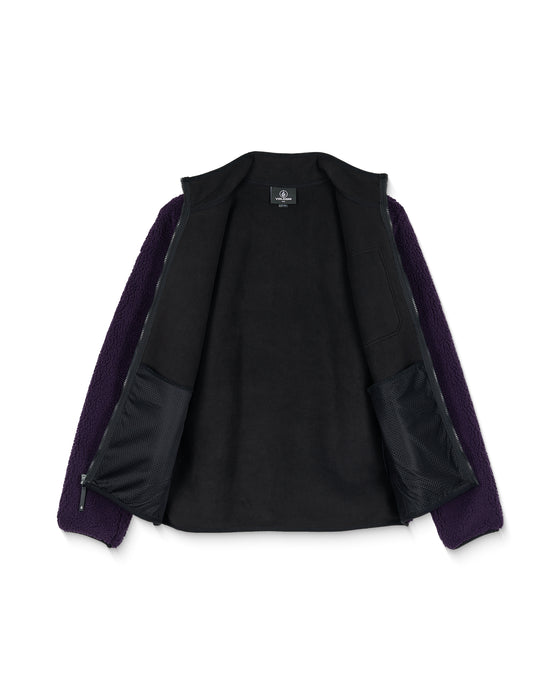 VOLCOM メンズ MUZZER FUZZAR ZIP ジップアップパーカー
