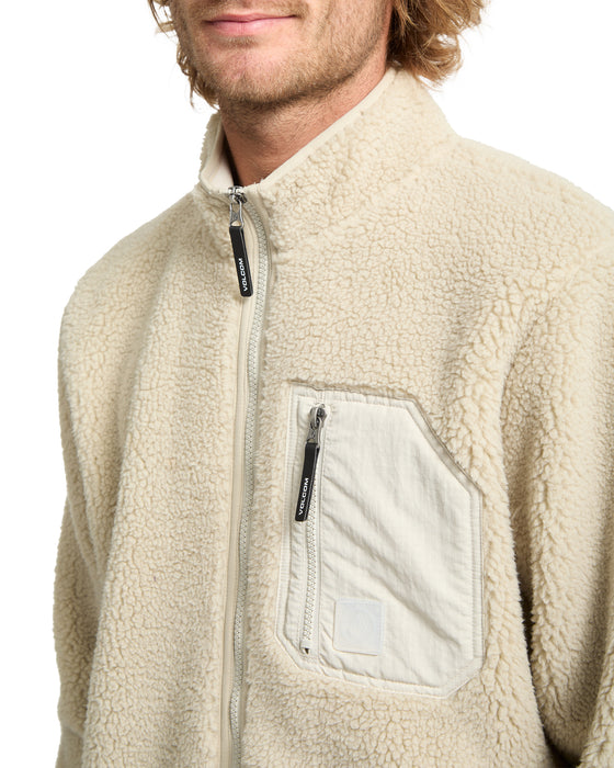 VOLCOM メンズ MUZZER FUZZAR ZIP ジップアップパーカー