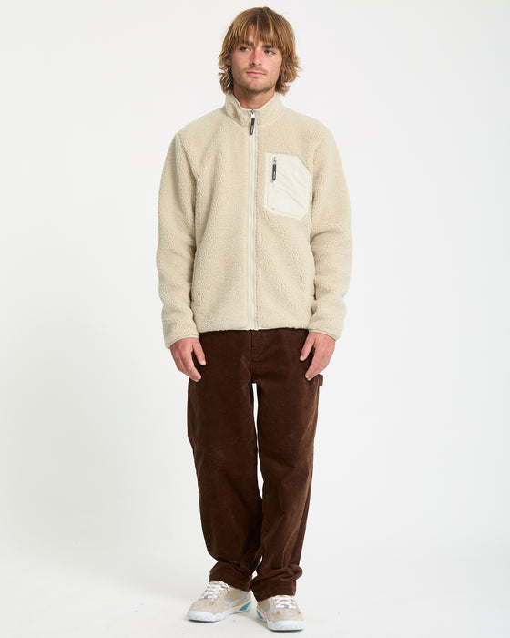 VOLCOM メンズ MUZZER FUZZAR ZIP ジップアップパーカー