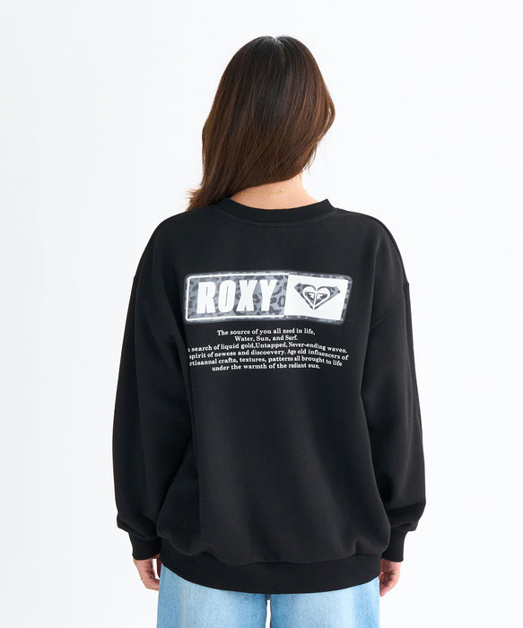Roxy SQUARE LOGO PULL OVER ウィメンズ トップス 速乾 長袖